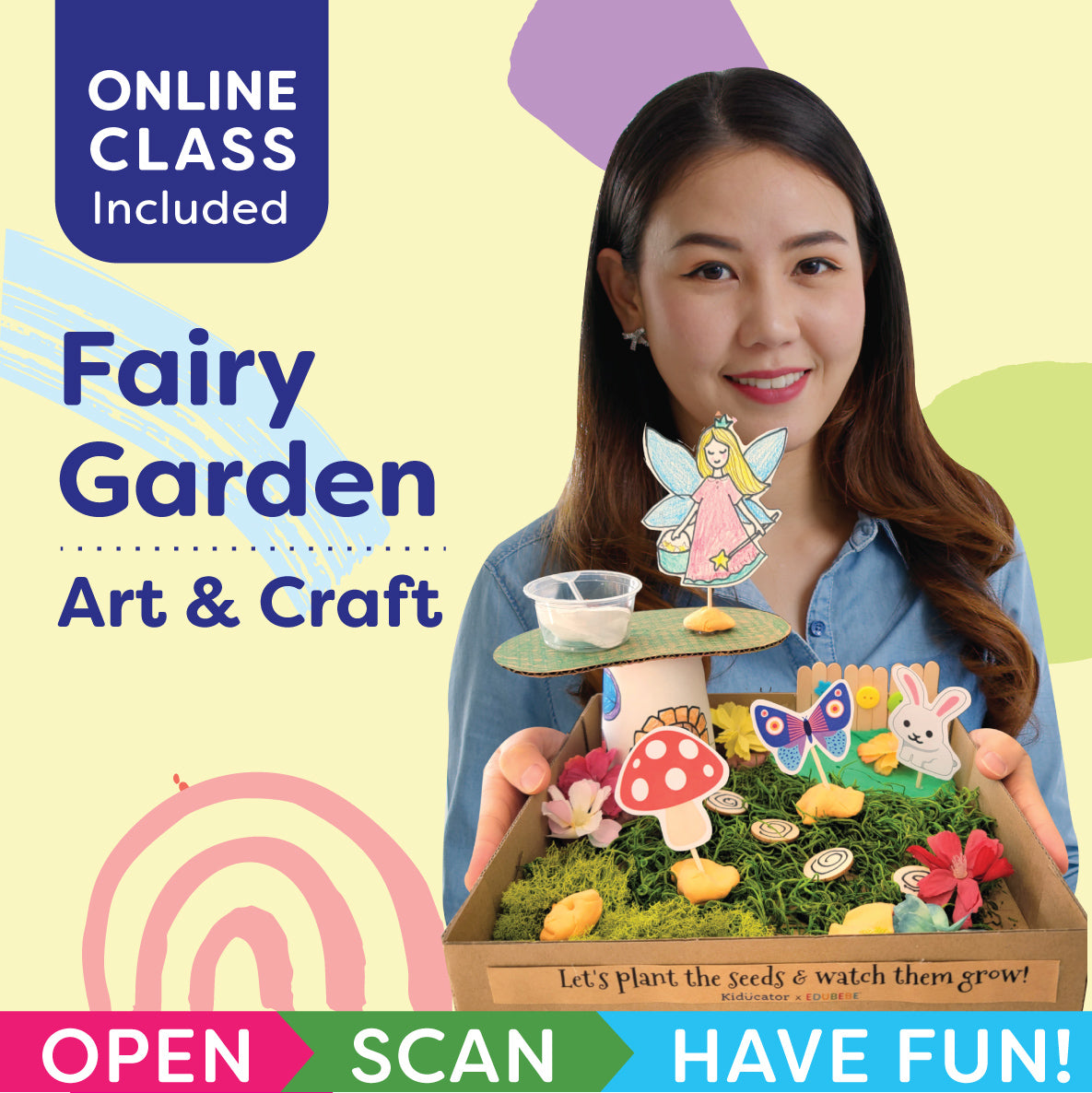 Craftikit ® Fairy Garden Crafts for Kids - 20 All-Inclusive Fun Paper  Toddler Crafts - Fairy Garden Kit for Kids Ages 3-8 - Magical Fairy Gifts